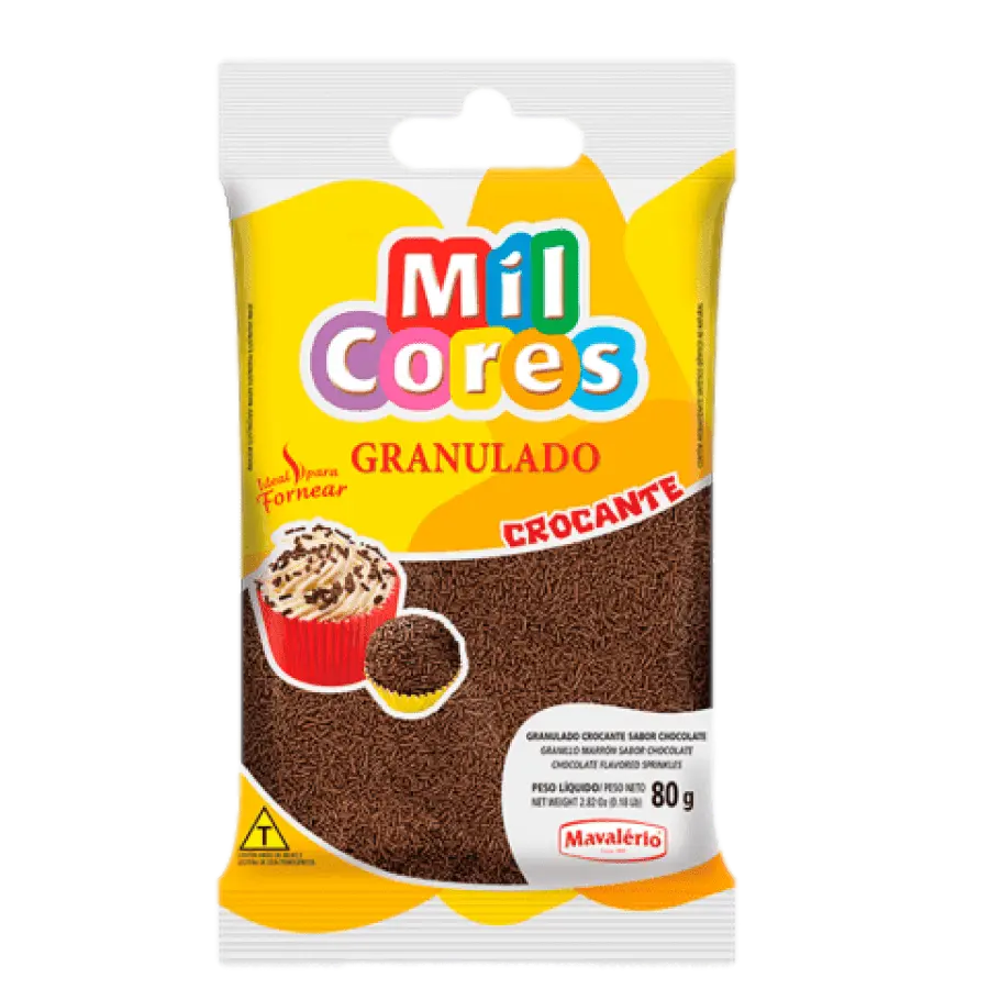 Mavalerio Mil Cores Choc.Granulado Croc. 150G