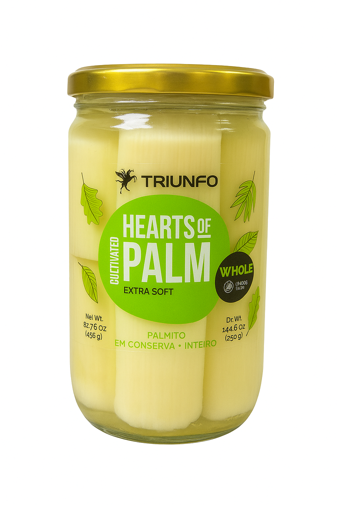 Triunfo Palmito de Acai 645Gr Glass