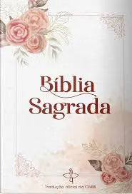 Biblia Sagrada CNBB Rosa sem ziper