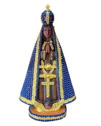 Imagem Nossa Senhora (tipo perola azul) 12cm