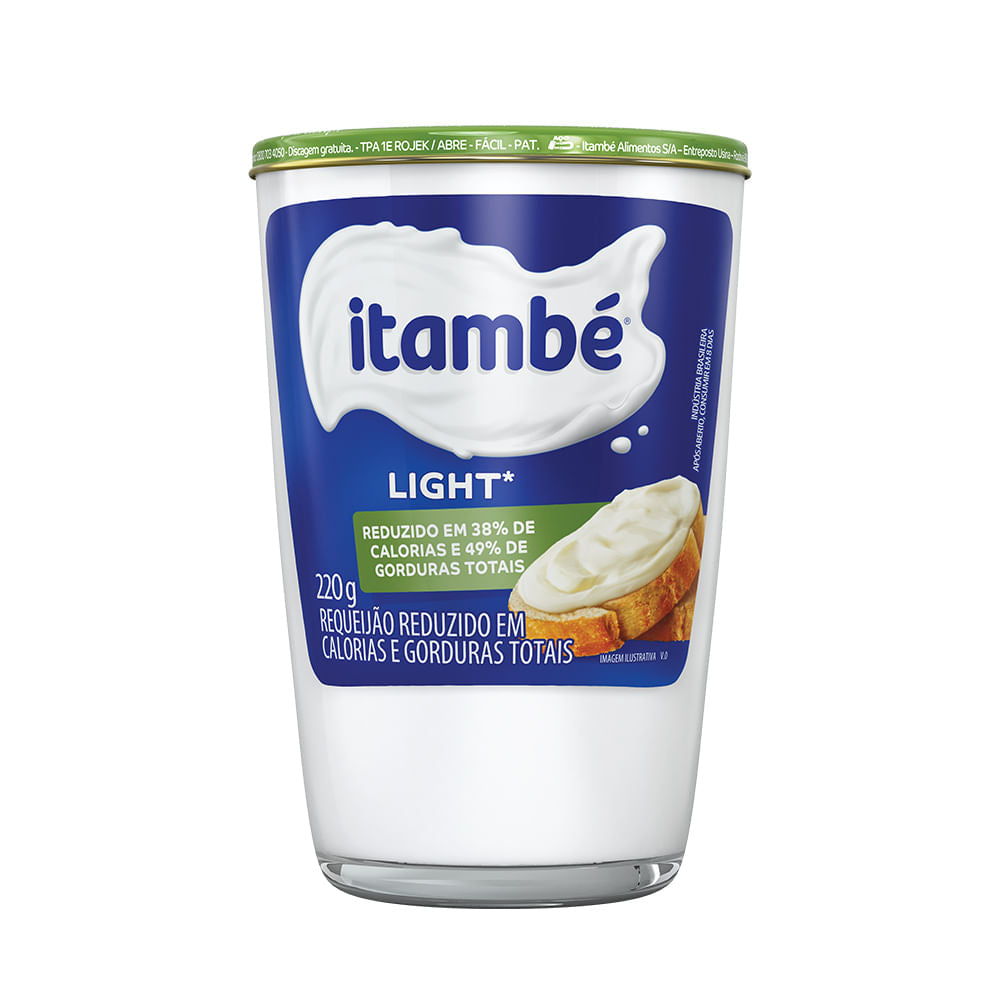 Requeijao Itambe Cremoso Light Com 250g