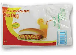 SACO PLASTIC HOT DOG SEGPLA 20CMX10C