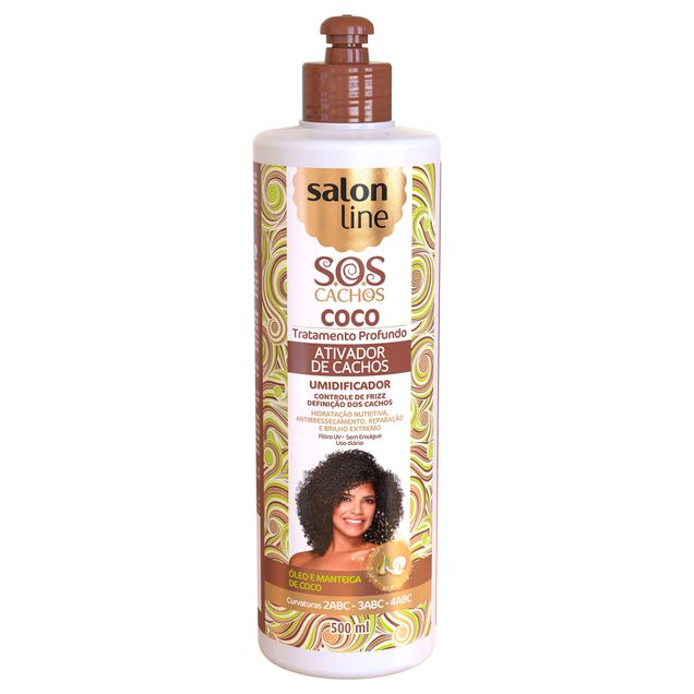 Salon Line Deep Conditioner - SOS Curls (Coconut Oil) Collection 16.9oz
