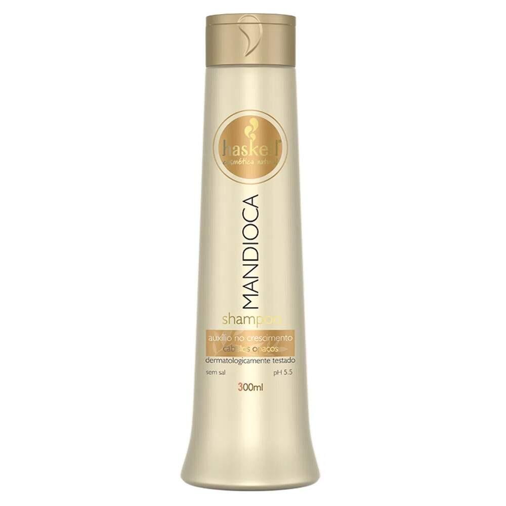 Shampoo Mandioca Para Cabelos Opacos 300Ml Haskell