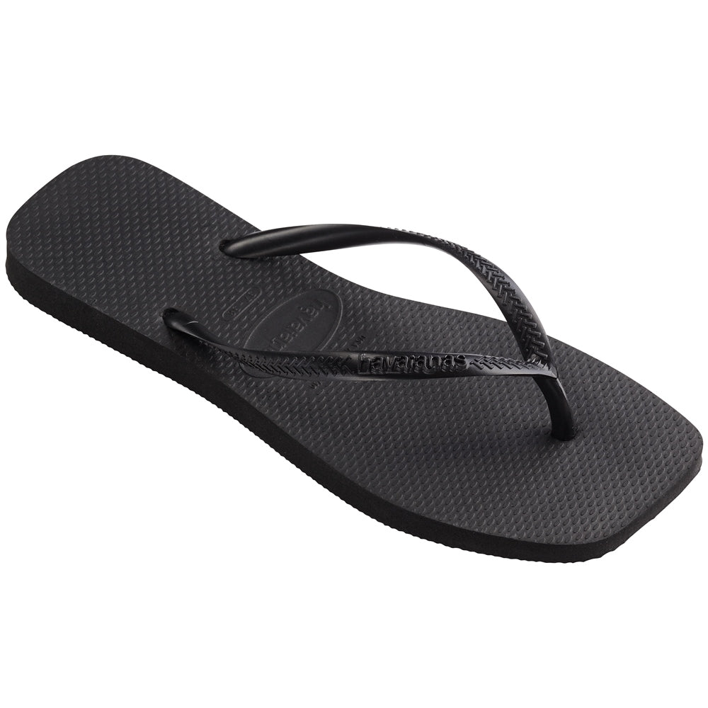 Sandalia Havaiana Slim Square Preta