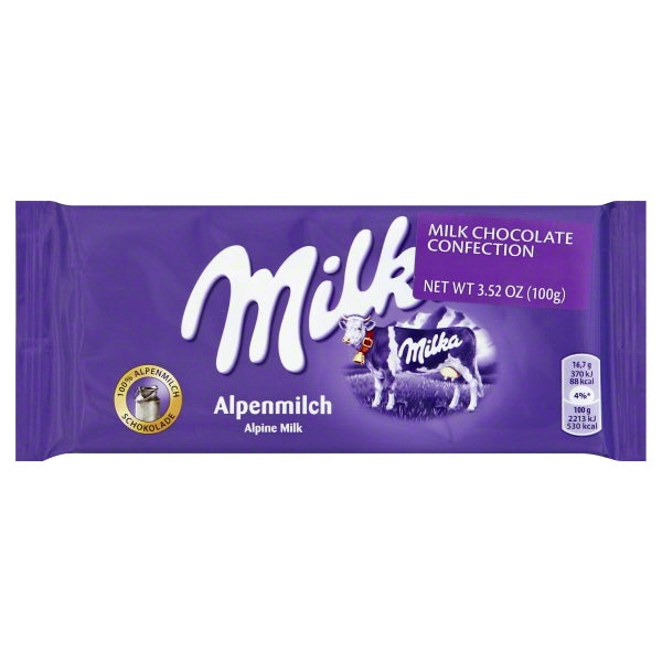 MILKA BARRA ALPINE MILK 100GR