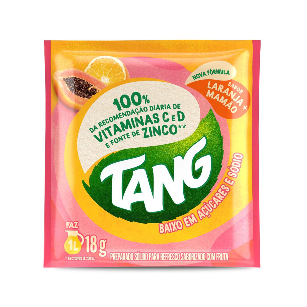 Suco Tang Laranja E Mamao 18g