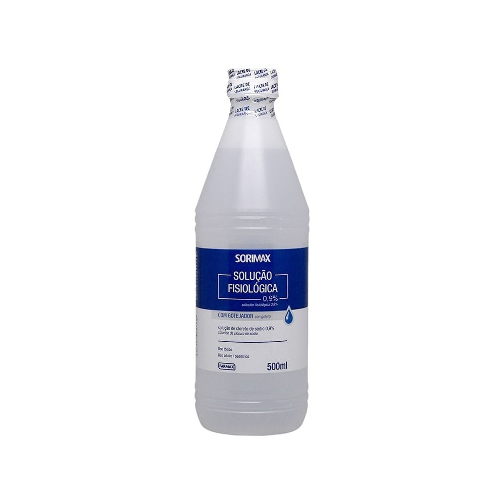 Soro Fisiolgico 0,9% Sorimax Farmax Com 500ml