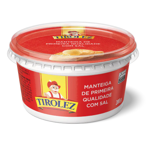 TIROLEZ MANTEIGA COM SAL 200GR