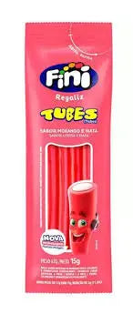 Fini Bala Gelat Tubes Morango