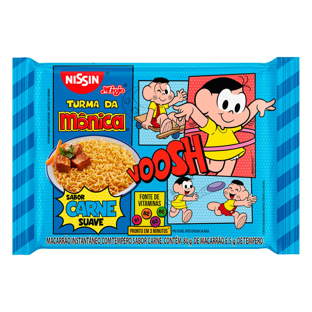 Nissin Macarrao Inst Suave Carne