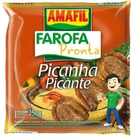 Amafil Farofa Picanha Picante 250g