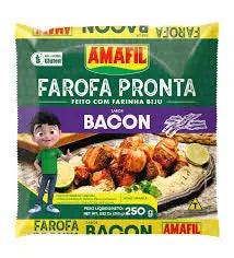 Amafil Farofa Pronta Bacon 250Gr