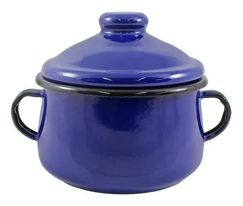Acucareiro Esmaltado Azul