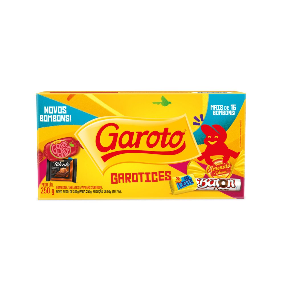 Caixa De Bombom Garoto Garotices 250g