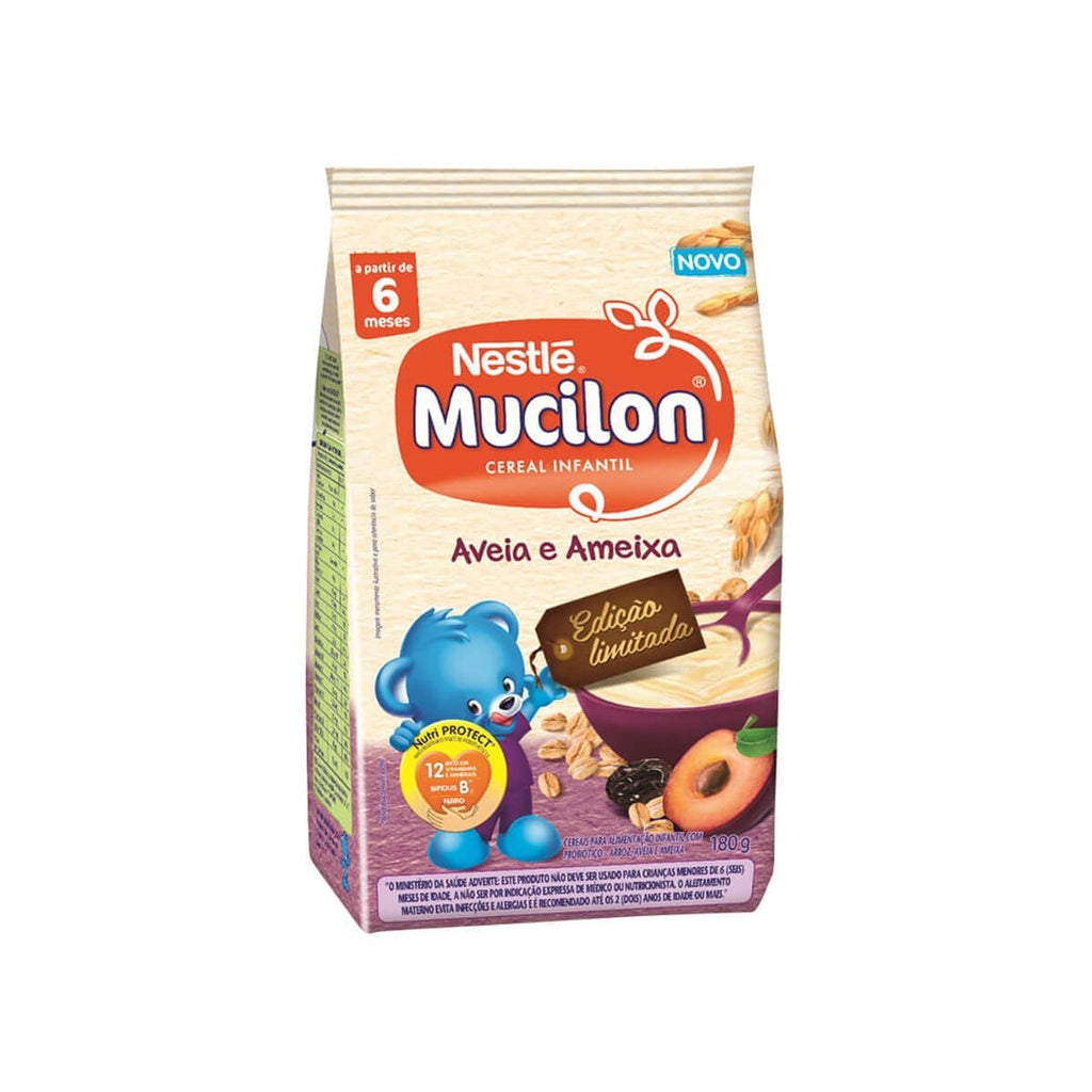 Cereal Infantil Mucilon Aveia E Ameixa 180g