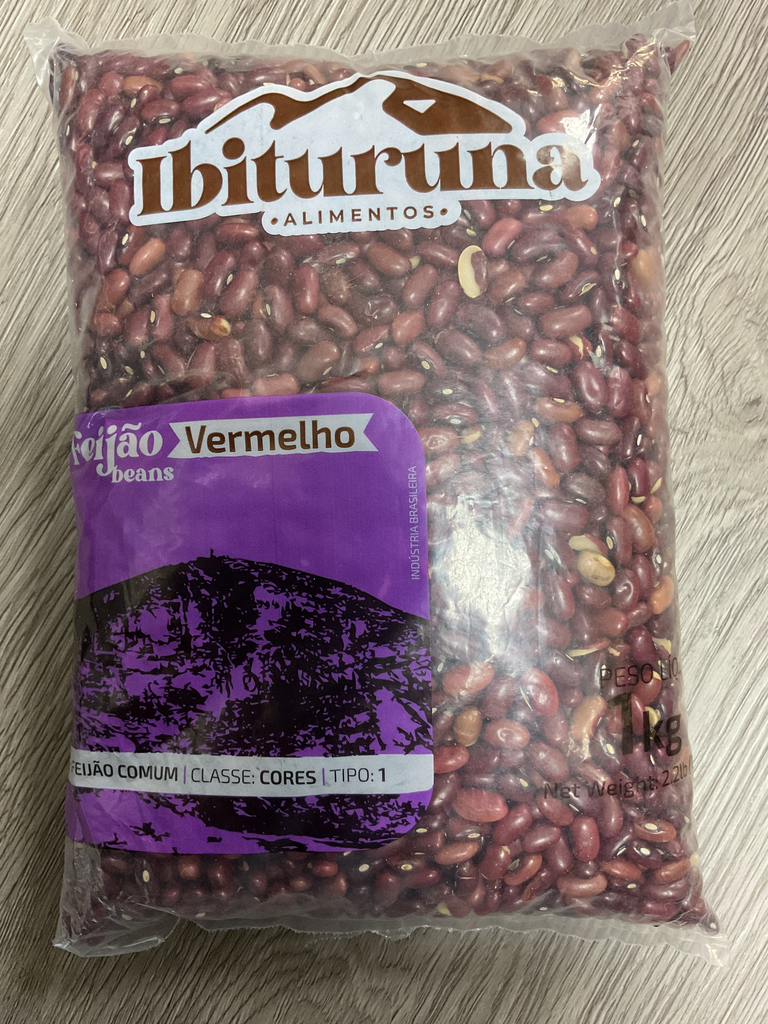 Feijao Vermelho Ibituruna 1kg