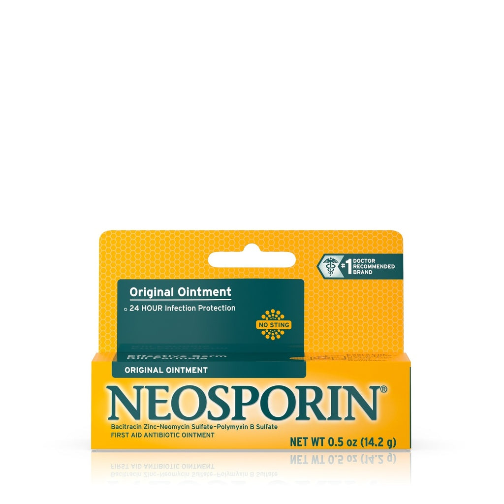 First Aid Antibiotic Bacitracin / Neomycin / Polymyxin B Neosporin® Ointment 0.5 Oz. Tube(1/Tb)
