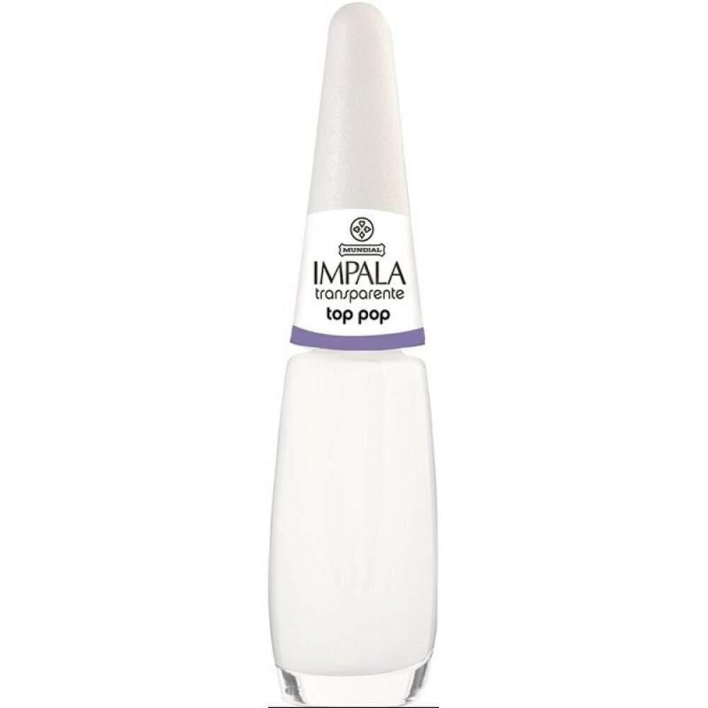Esmalte Impala Cor Top Pop Transparente Com 7,5ml