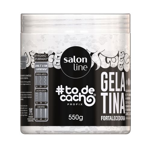 Gelatina Salon Line To de cacho Fortalecedora 550G