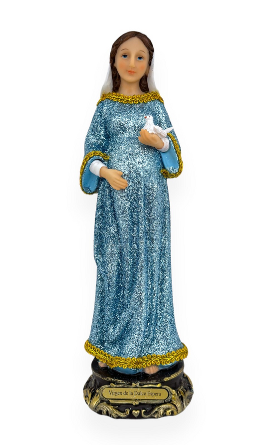 Imagem Nossa Senhora Gravida (manto brilho) 30cm