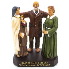 Imagem Santos Luis, Zelia e Teresinha 12cm
