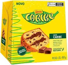Panetone Garoto Sabor Caribe com Banana Passa E Chocolate
