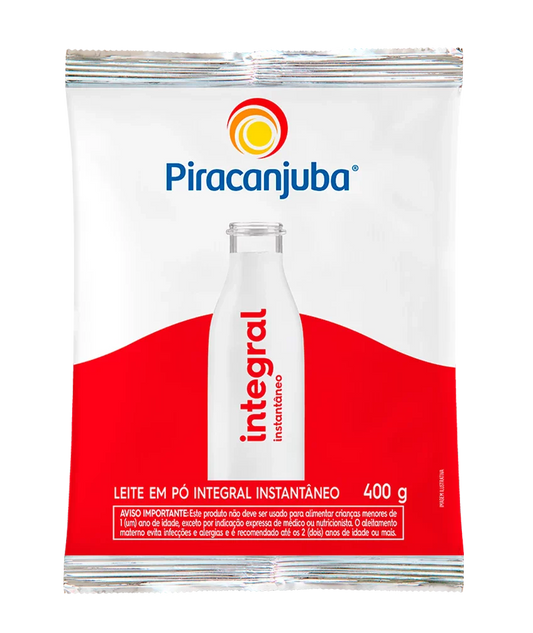 PIRACANJUBA LEITE EM PO INTEGRAL INST 400GR