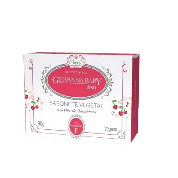 Sabonete Vegetal Em Barra Giovanna Baby Cheerry 90g