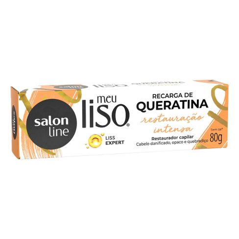 Recarga Queratina Salon Line Meu Liso Restauração Intensa 80g
