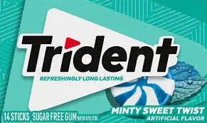 TRIDENT GUM MINTY SWEET TWIST