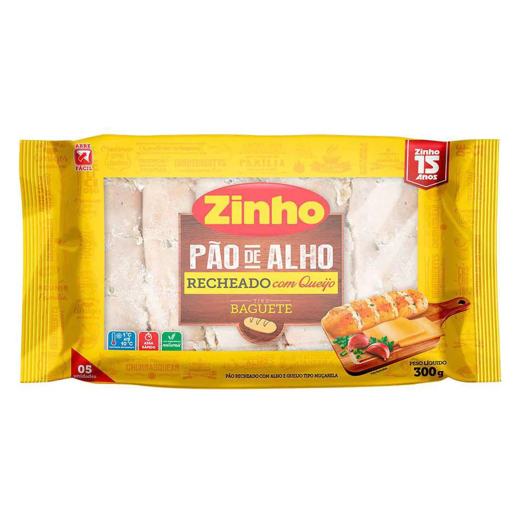 ZINHO PAO DE ALHO C/ QUEIJO