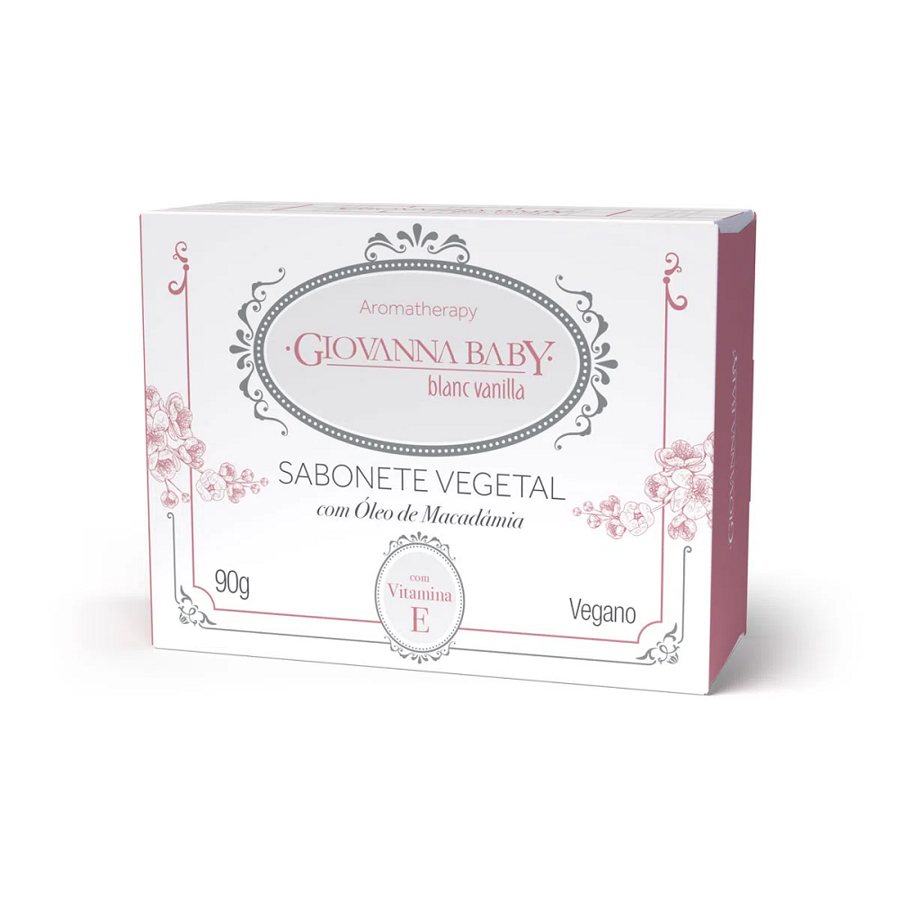 Sabonete Vegetal Em Barra Giovanna Baby Blanc Vanilla 90g