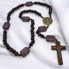 Terco madeira c/ Misterios escritos (F)