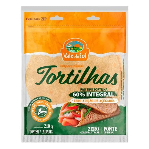 Tortilhas Integral Vale do Sol