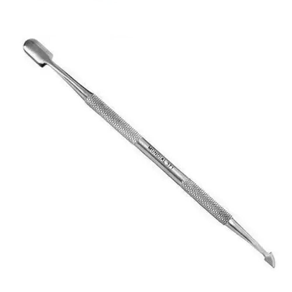Espatula E Raspador Para Cutculas Ponta Dupla Mundial Professional aço Inox
