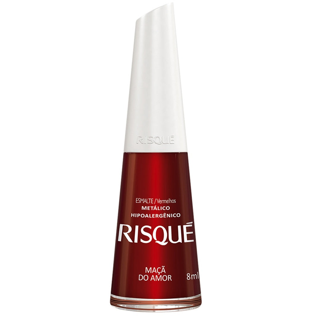 Esmalte Metálico Risque Maçã Do Amor 8ml