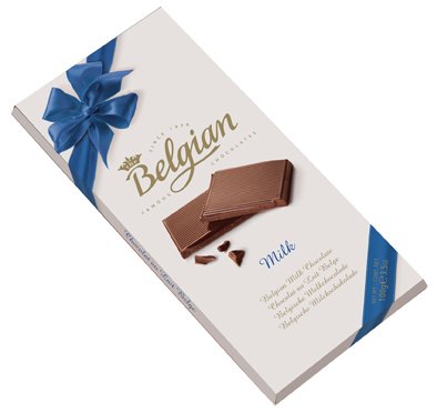 The Belgian Tablettes Lait 25X100G