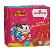 Predilecta Gelatina Po Morango 20g