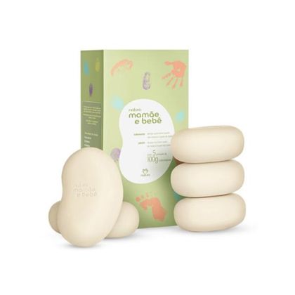 NATURA MAMAE BEBE SABONETE 5 UN 100G