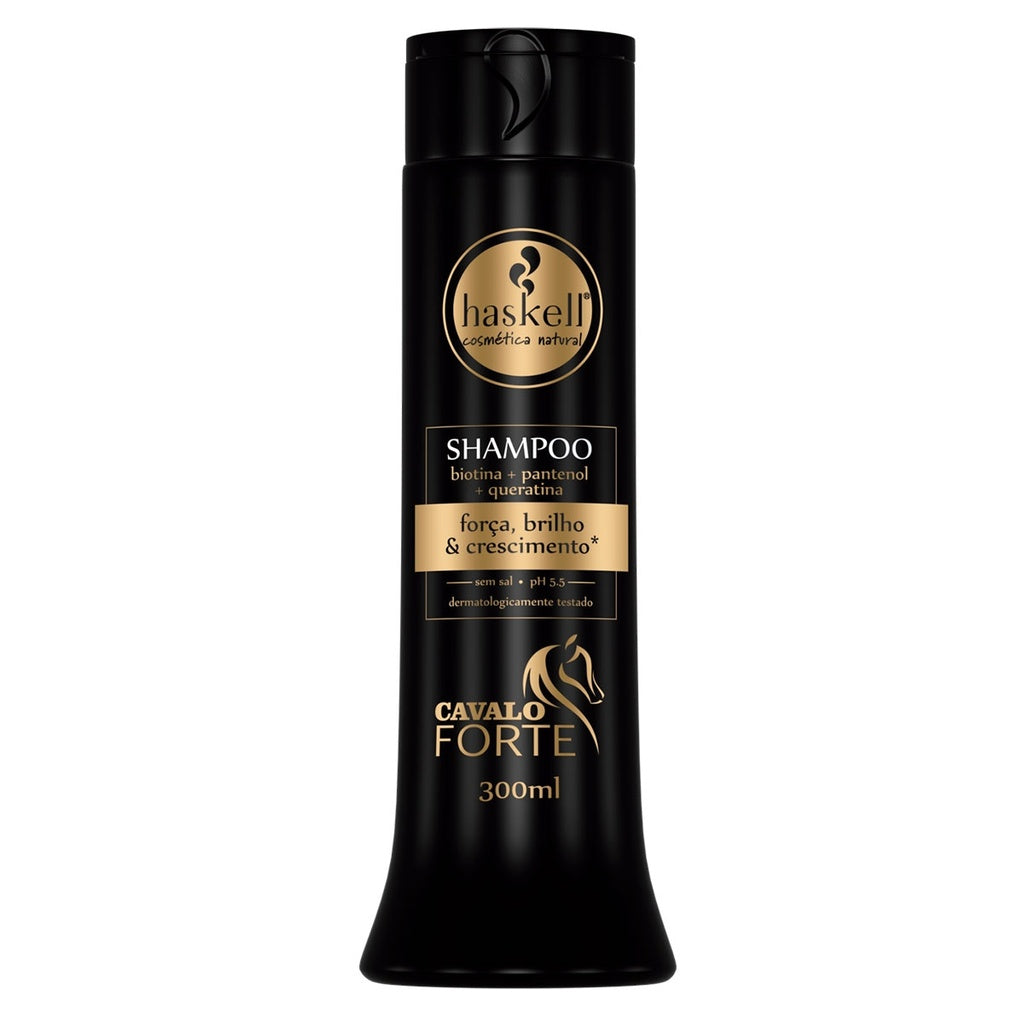 Shampoo Haskell Cavalo Forte força, Brilho & Crescimento Com 300ml