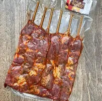 Espetinho de Carne com Queijo (preco a libra)