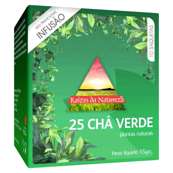 Cha Raiz Natureza Verde 10 Ct