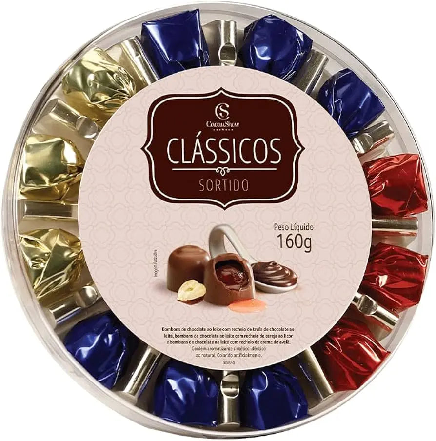 CS CX Bombons Clássicos Golden Gift Sortido 1X16 160G
