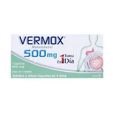 Desparasitante Vermox 500Mg 1 Tableta