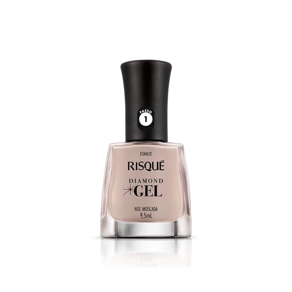 Esmalte Risque Diamond Gel Noz Moscada Cremoso 9,5ml